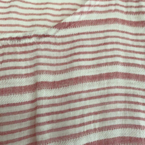 Beachlunchlounge XL thin, red & white/off-white striped tank top - Picture 3 of 3